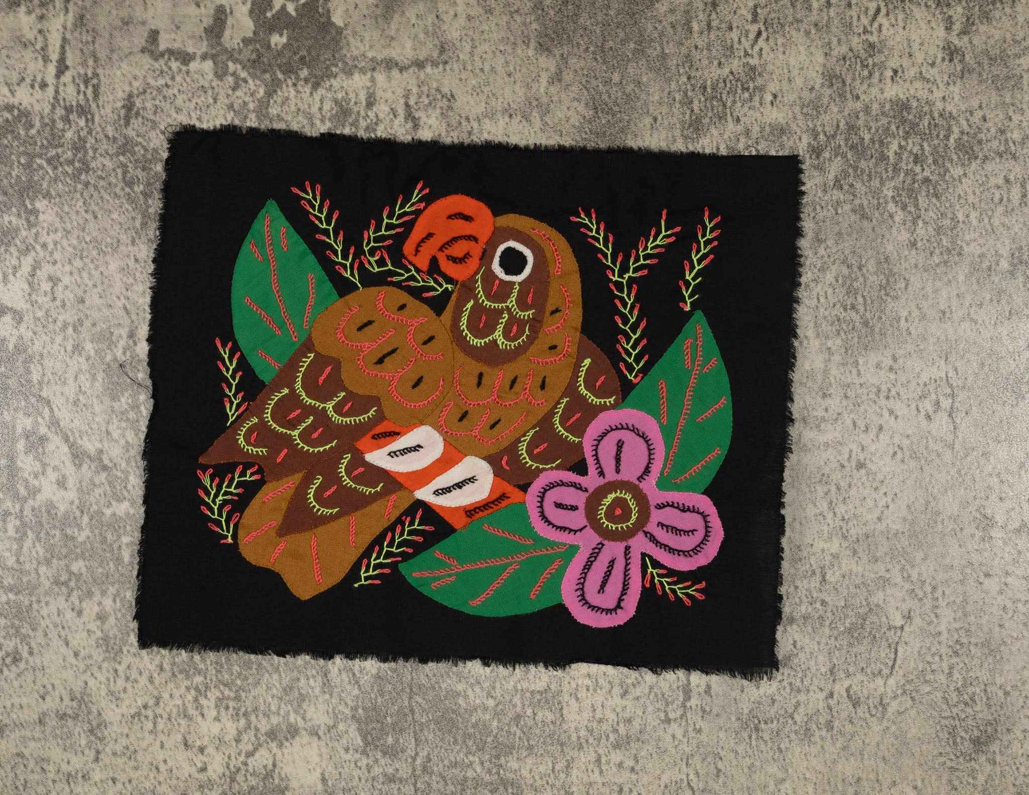 Multi-Color Parrot Bird Pink And Brown Molita