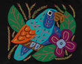 Multi-Color Parrot Bird Blue And Orange Molita