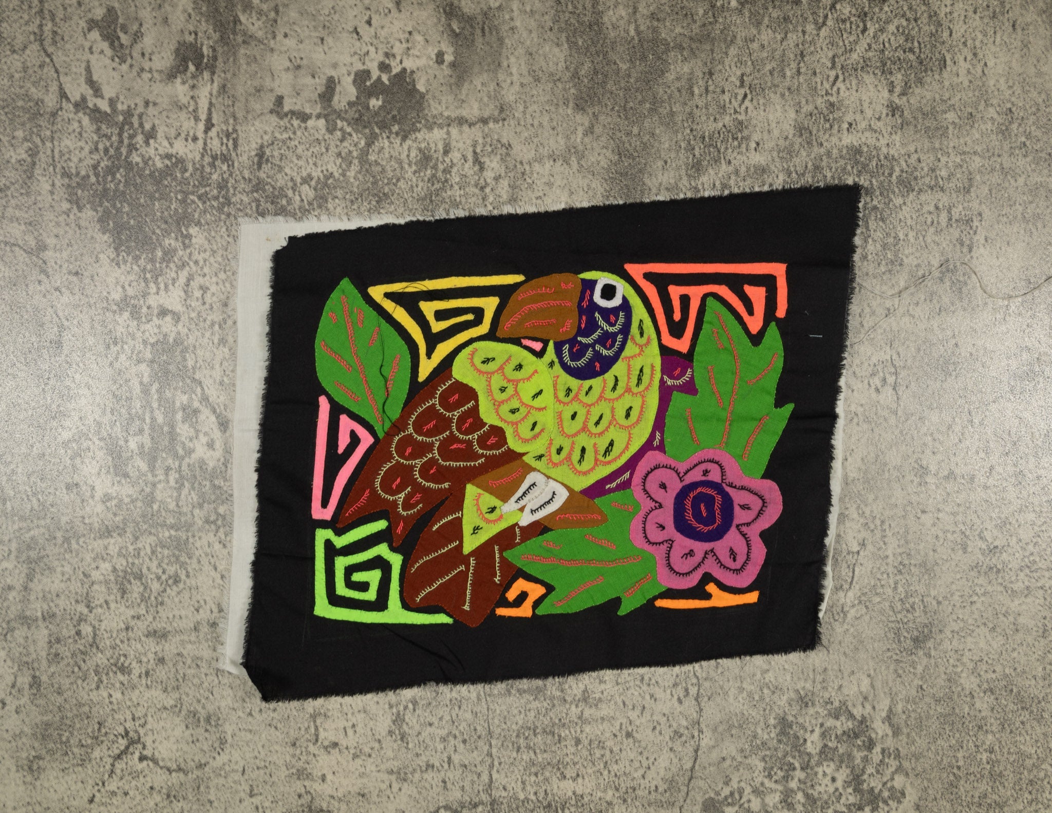 Multi-Color Bird Green And Purple Molita