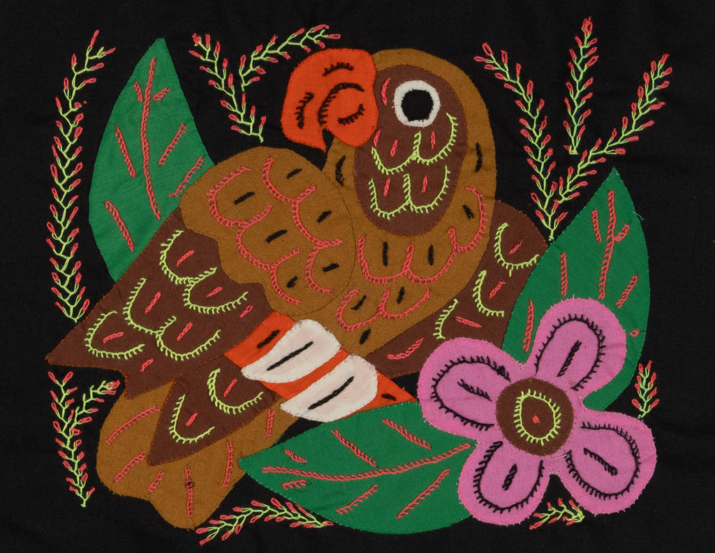 Multi-Color Parrot Bird Pink And Brown Molita