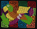 Multi-Color Bird Yellow And Purple Molita