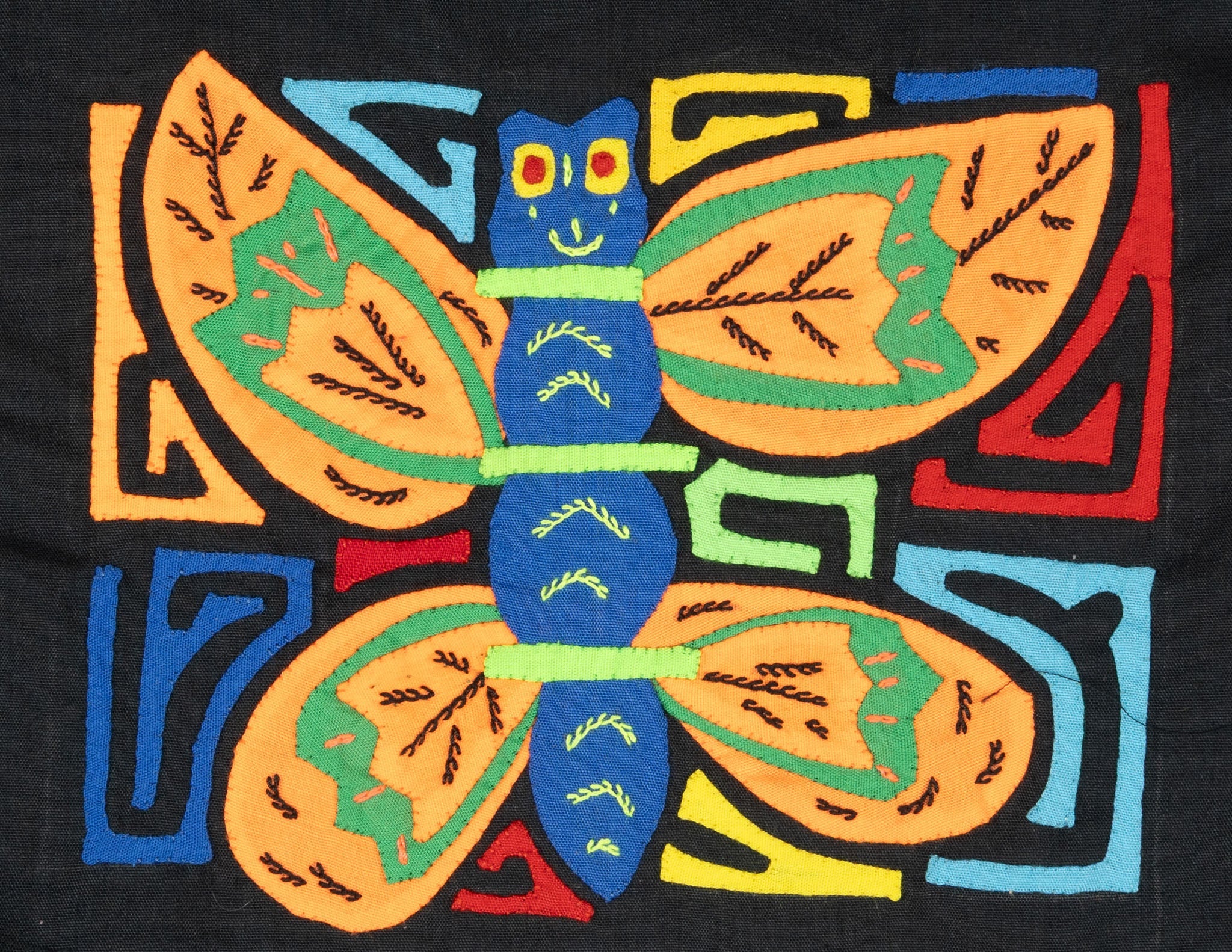 Orange And Blue Butterfly Molita