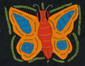 Multi-Color Butterfly Red Orange And Blue Molita
