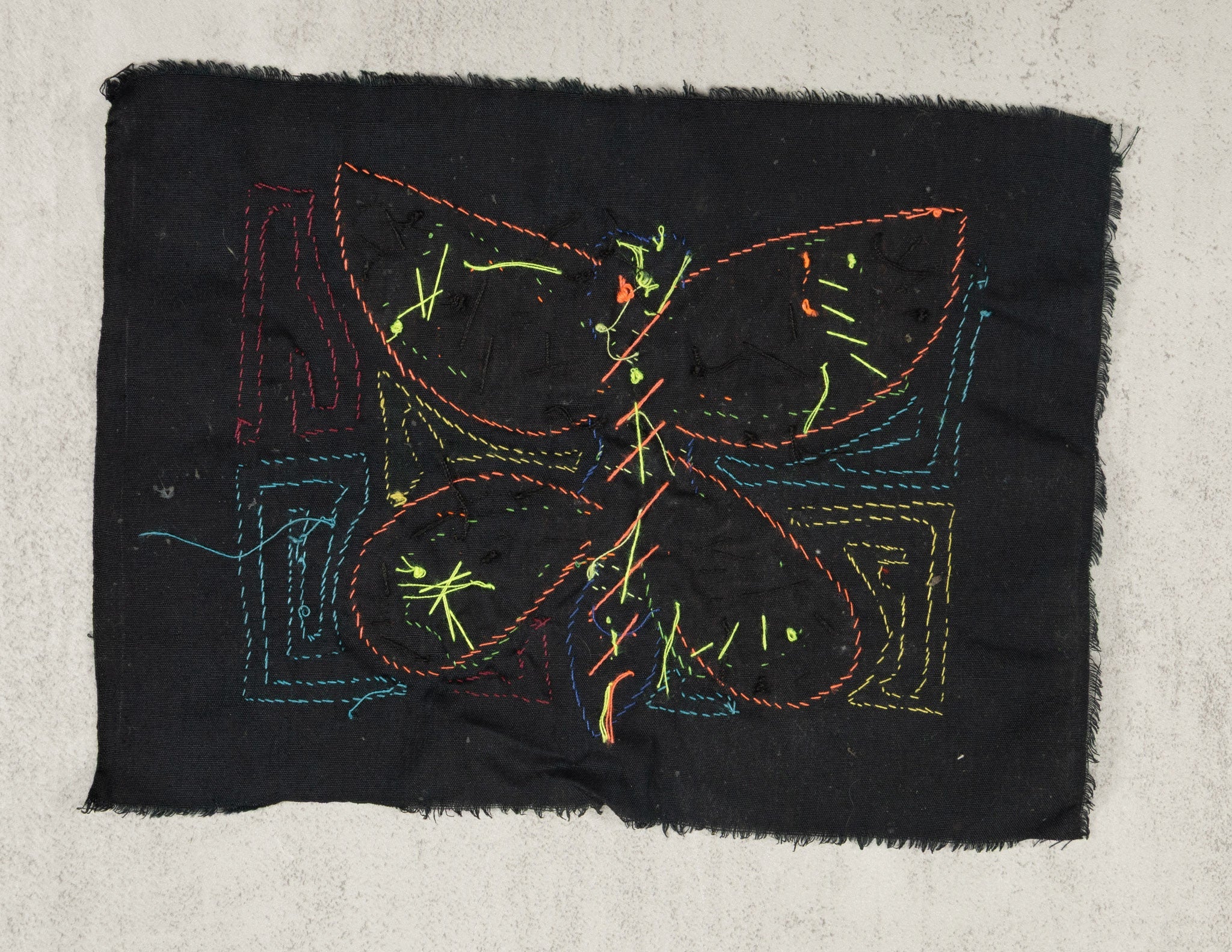 Orange Green And Blue Butterfly Molita