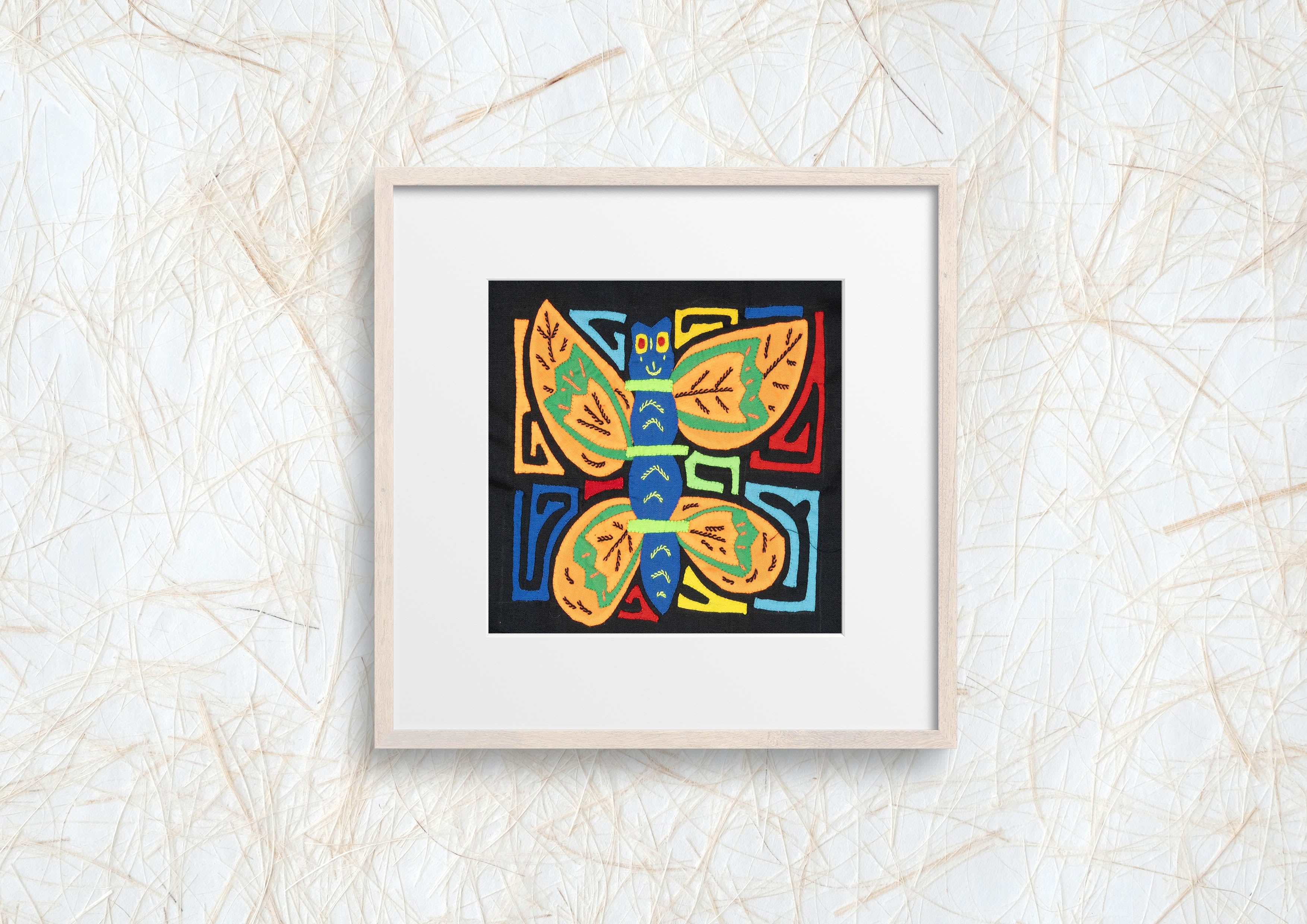 Orange And Blue Butterfly Molita