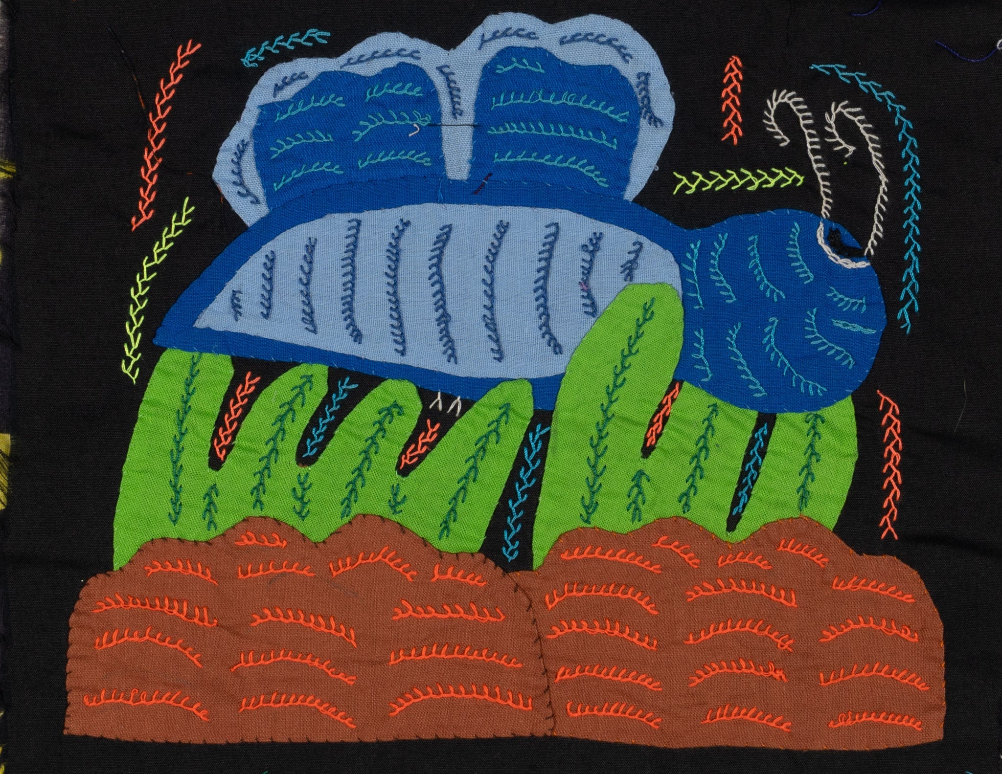 Multi-Color Butterfly Blue And Green Molita