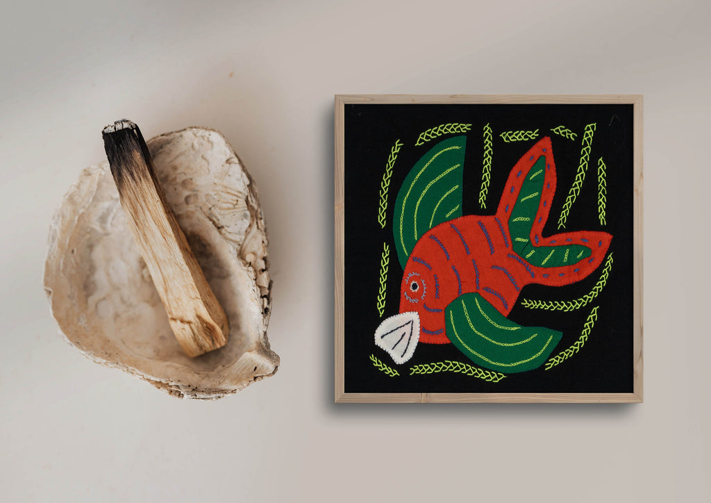 Multi-Color Ocean Fish Orange And Green Molita