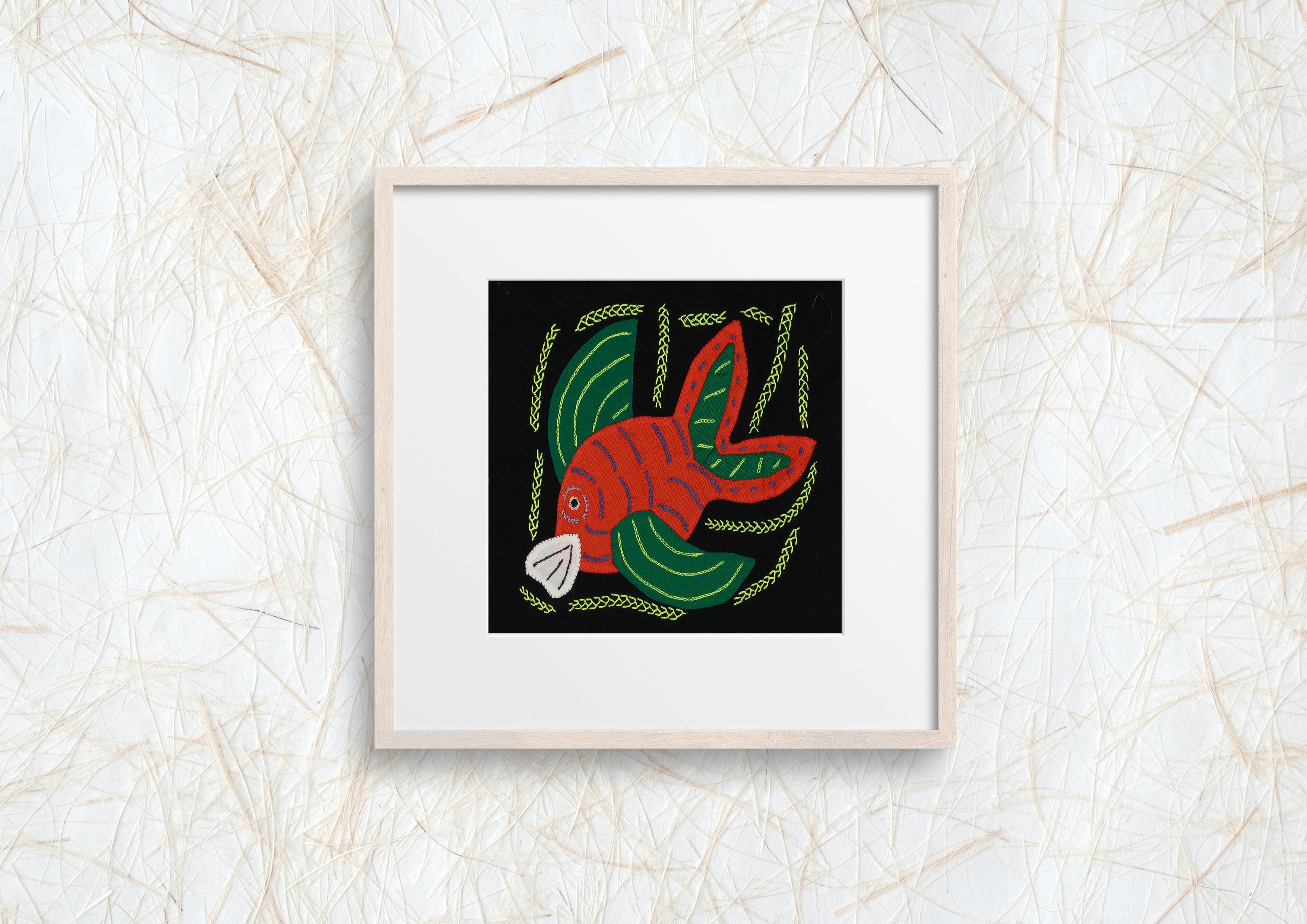 Multi-Color Ocean Fish Orange And Green Molita