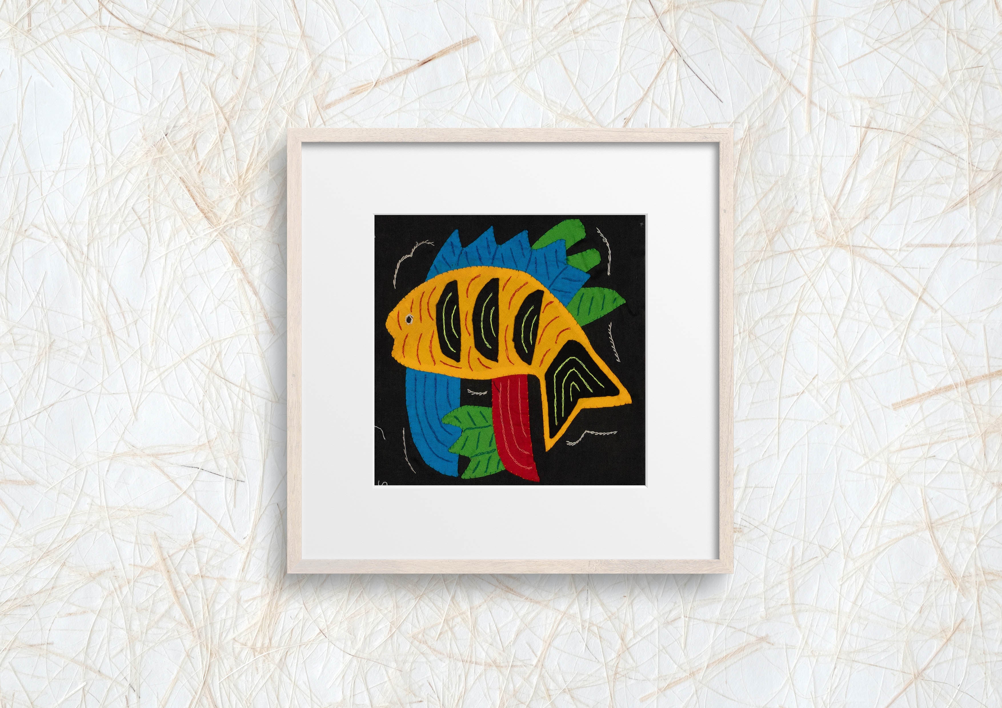 Multi-Color Ocean Fish Yellow And Blue Molita
