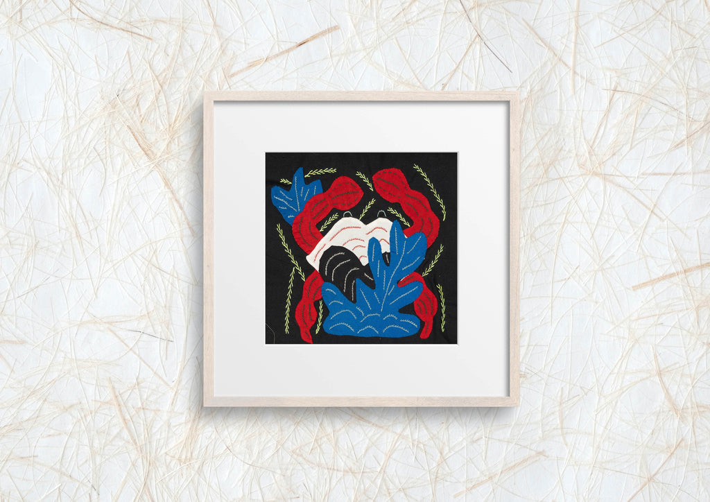 Red White And Blue Fantasy Crab Molita