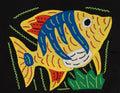 Multi-Color Ocean Fish Yellow And Blue Molita