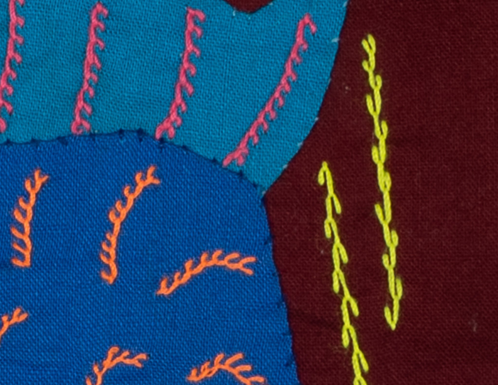 Multi-Color Ocean Fish Blue And Maroon Molita