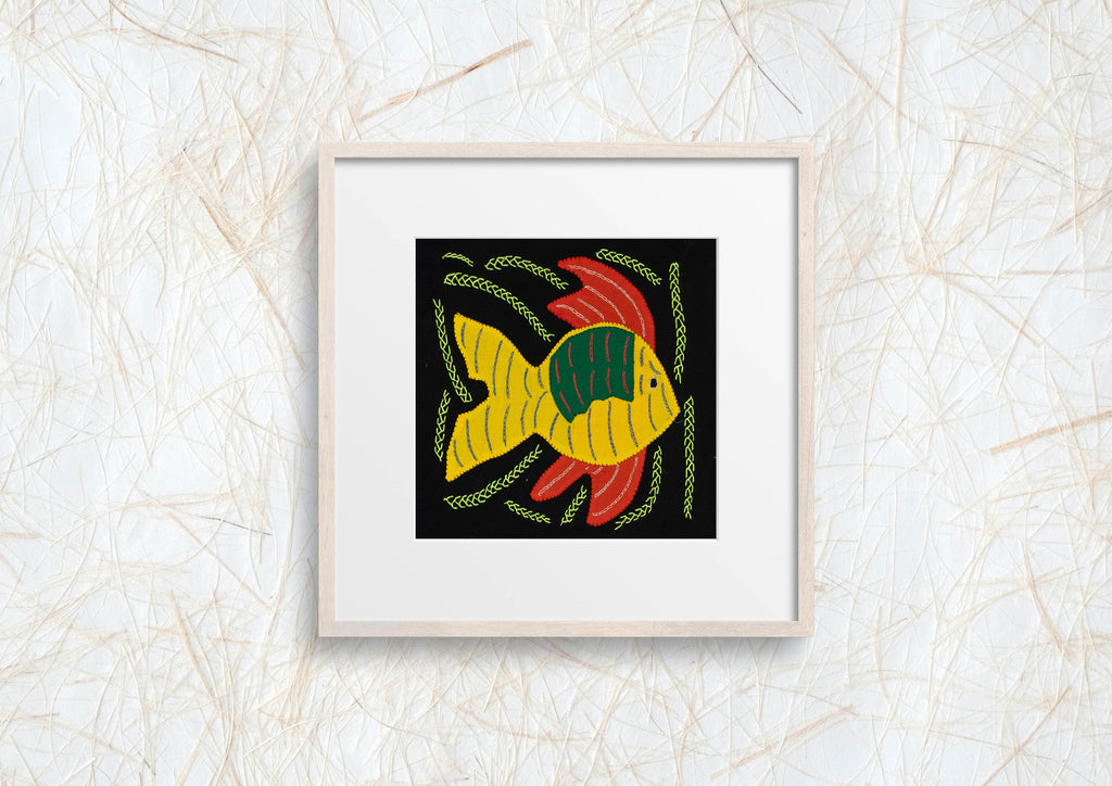 Multi-Color Ocean Fish Yellow And Red Molita