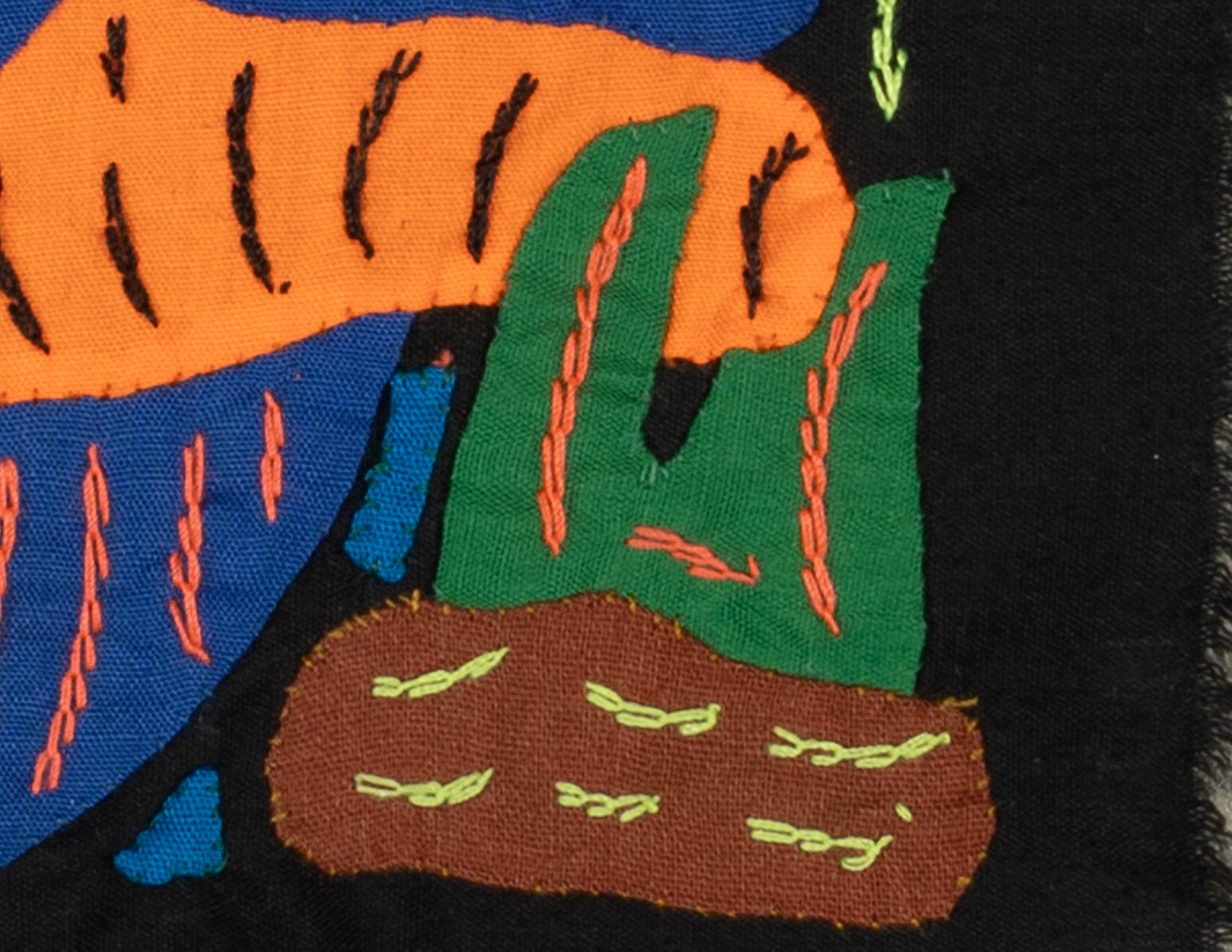 Multi-Color Ocean Fish Blue And Orange Molita
