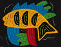 Multi-Color Ocean Fish Yellow And Blue Molita