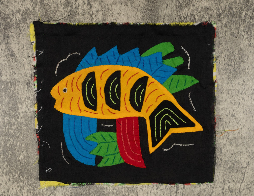 Multi-Color Ocean Fish Yellow And Blue Molita