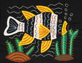 Yellow And White Fantasy Fish Molita