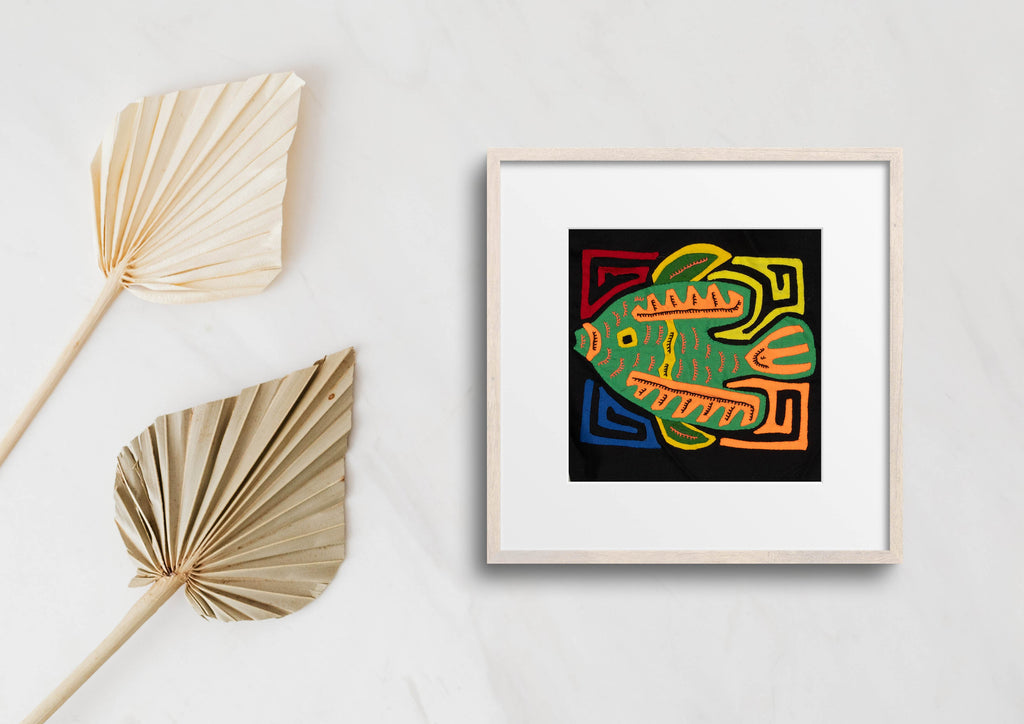 Multi-Color Ocean Fish Green And Orange Molita