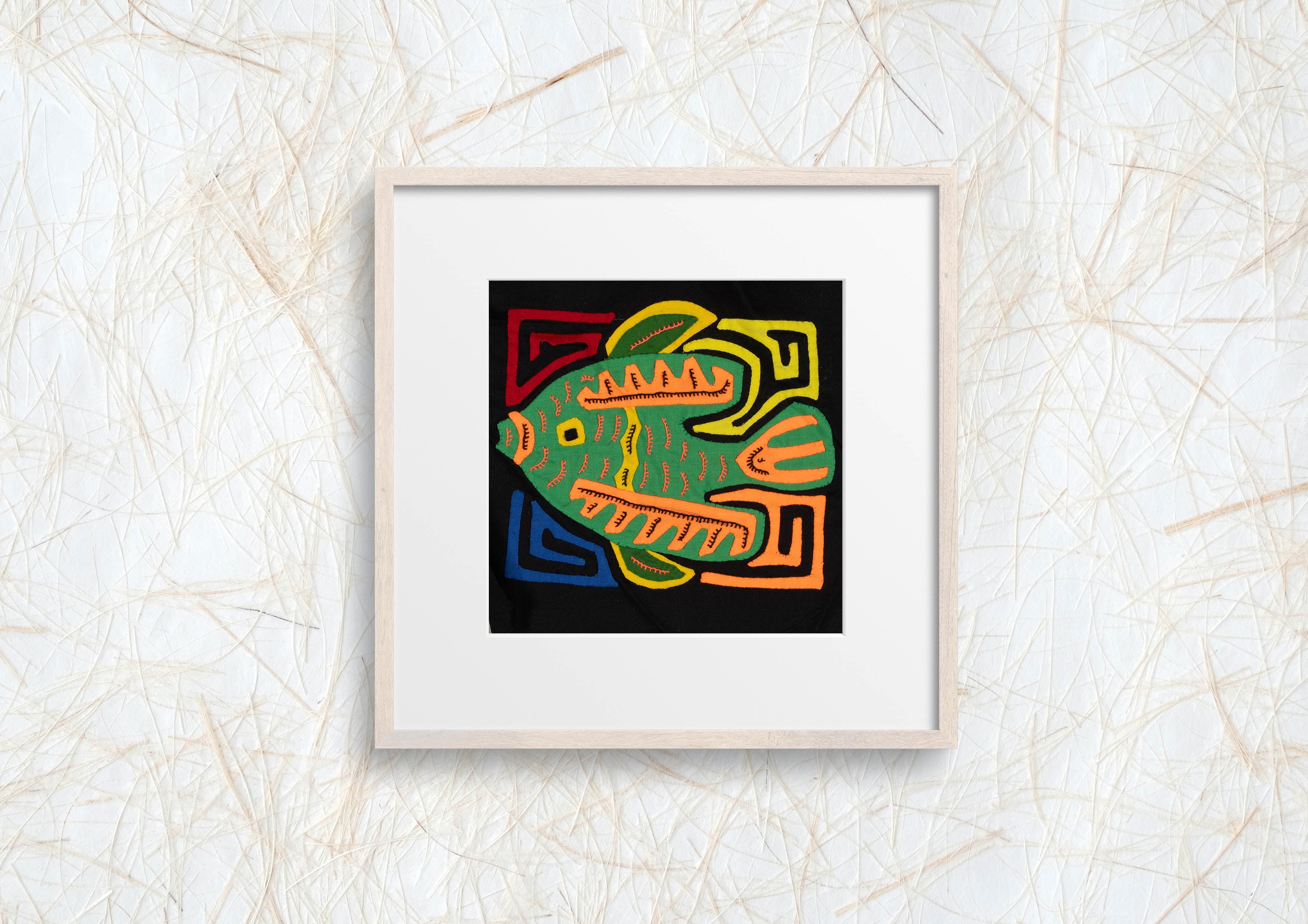 Multi-Color Ocean Fish Green And Orange Molita