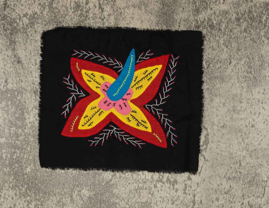 Multi-Color Floral Flower Red And Yellow Molita