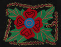Multi-Color Floral Flower Red And Green Molita