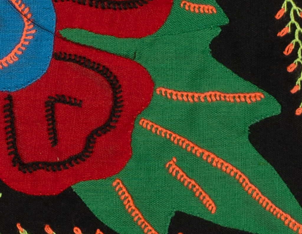 Multi-Color Floral Flower Red And Green Molita