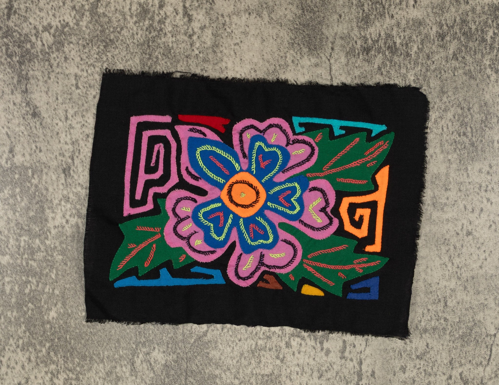 Multi-Color Floral Flower Pink And Blue Molita