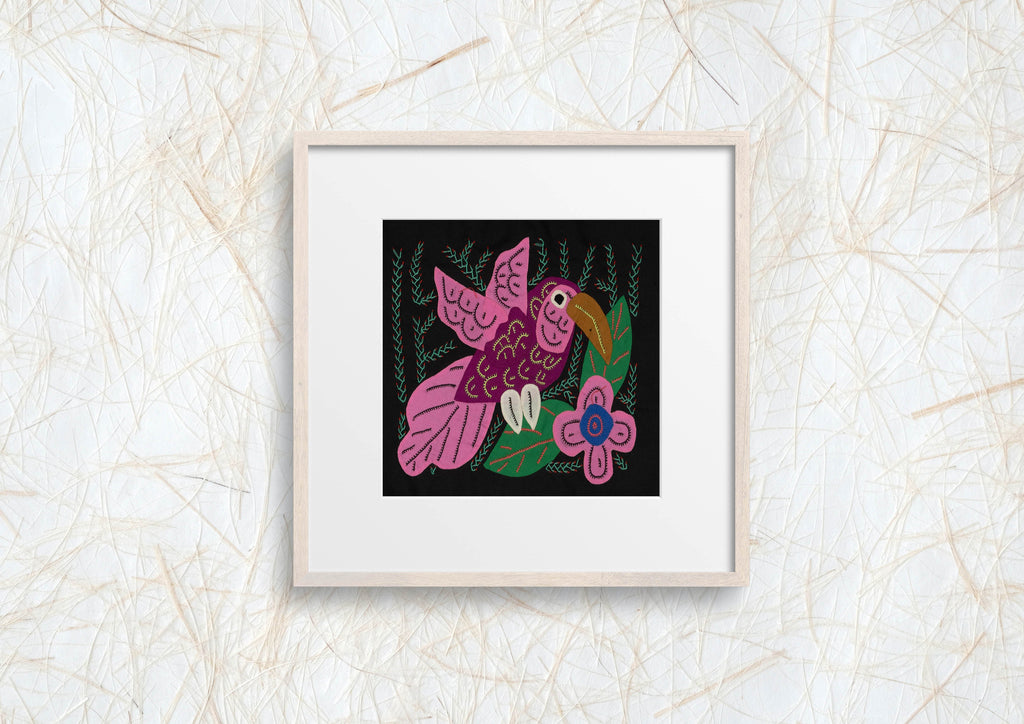 Multi-Color Humminbird Pink And Maroon Molita