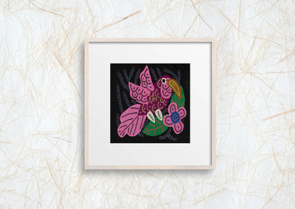 Multi-Color Hummingbird Pink And Maroon Molita