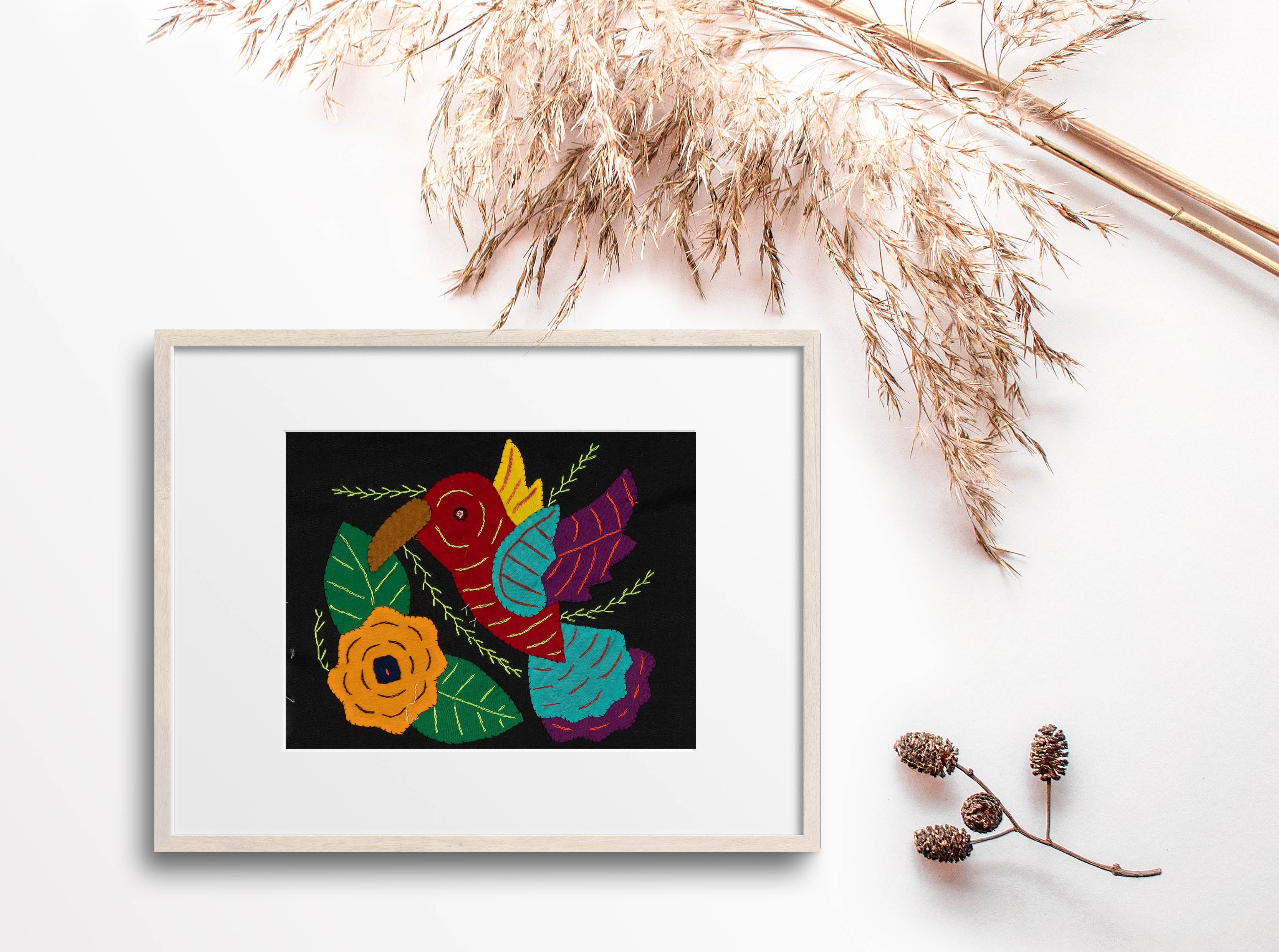 Multi-Color Hummingbird Red And Purple Molita