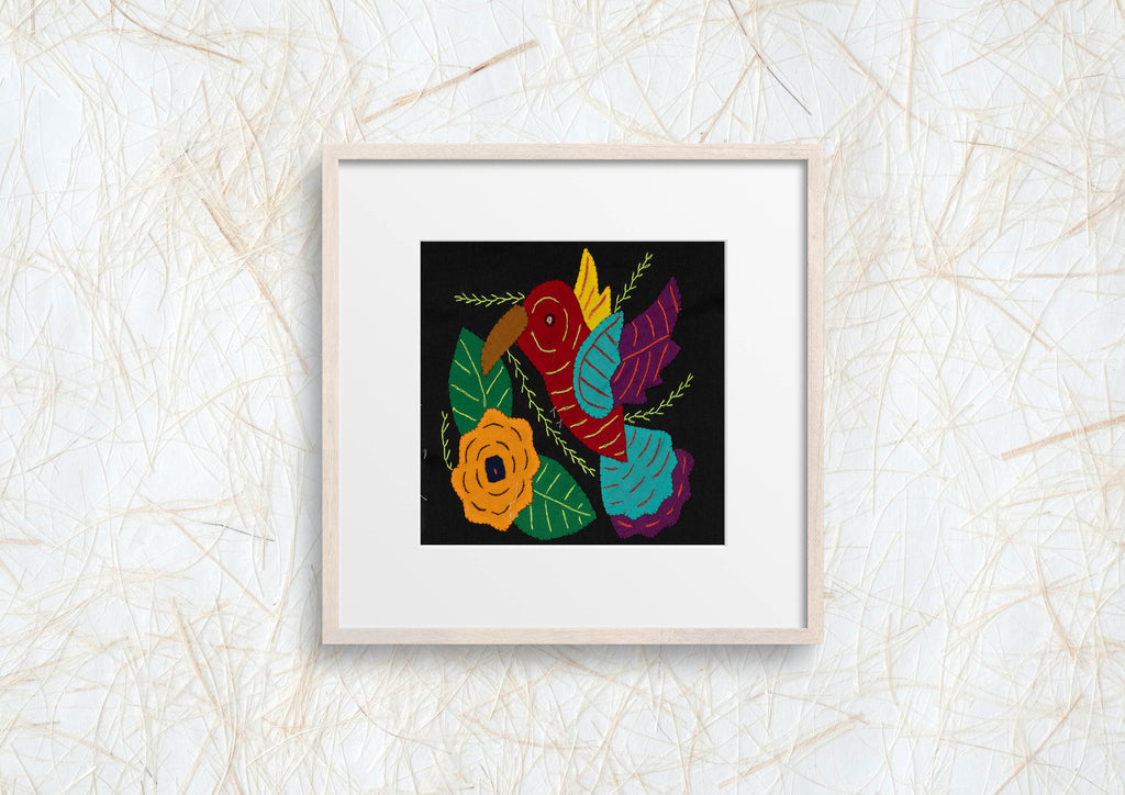 Multi-Color Hummingbird Red And Purple Molita
