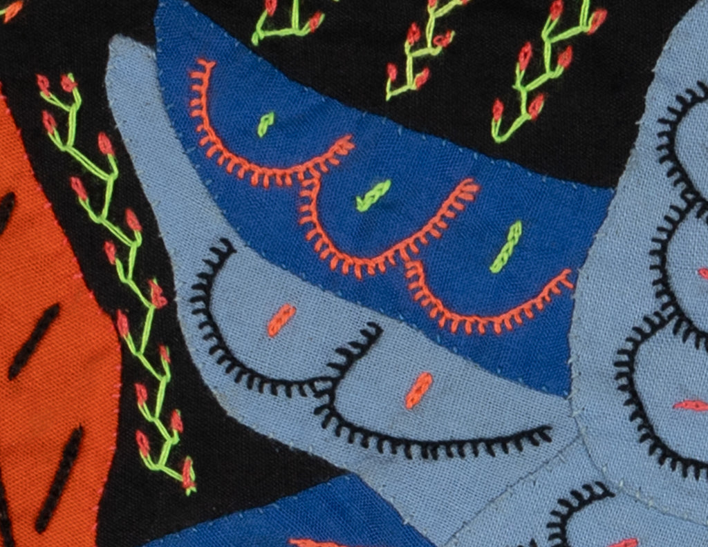 Multi-Color Hummingbird Blue And Orange Molita