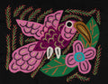 Multi-Color Hummingbird Pink And Maroon Molita
