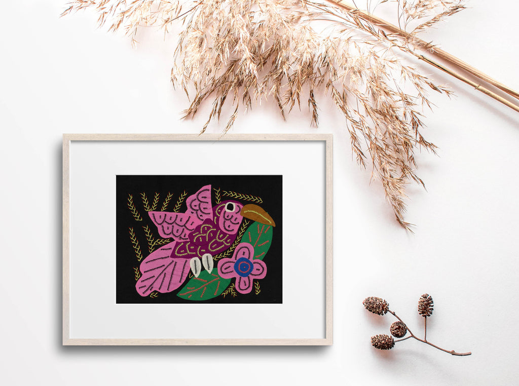 Multi-Color Hummingbird Pink And Maroon Molita