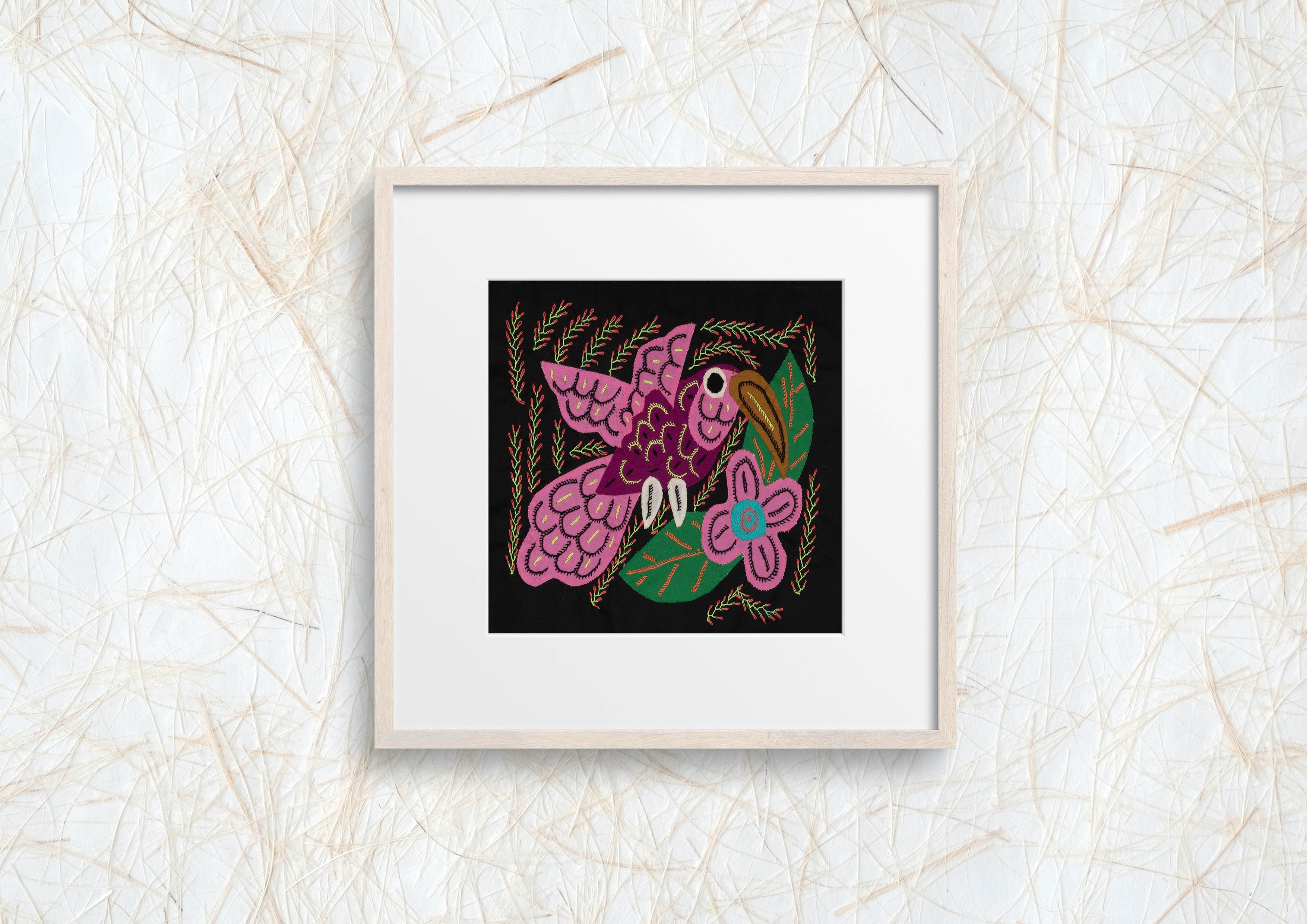 Multi-Color Hummingbird Pink And Maroon Molita