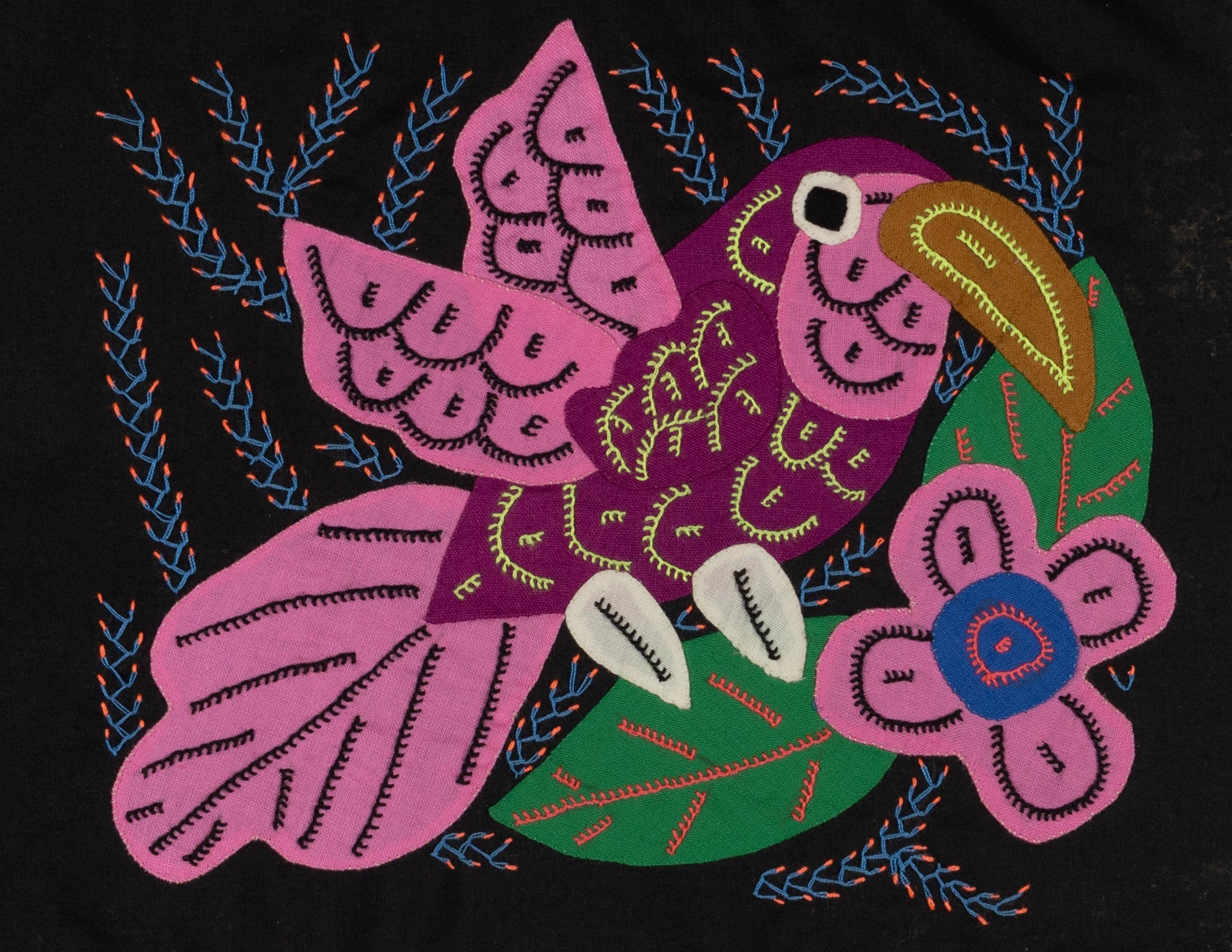 Multi-Color Hummingbird Pink And Maroon Molita