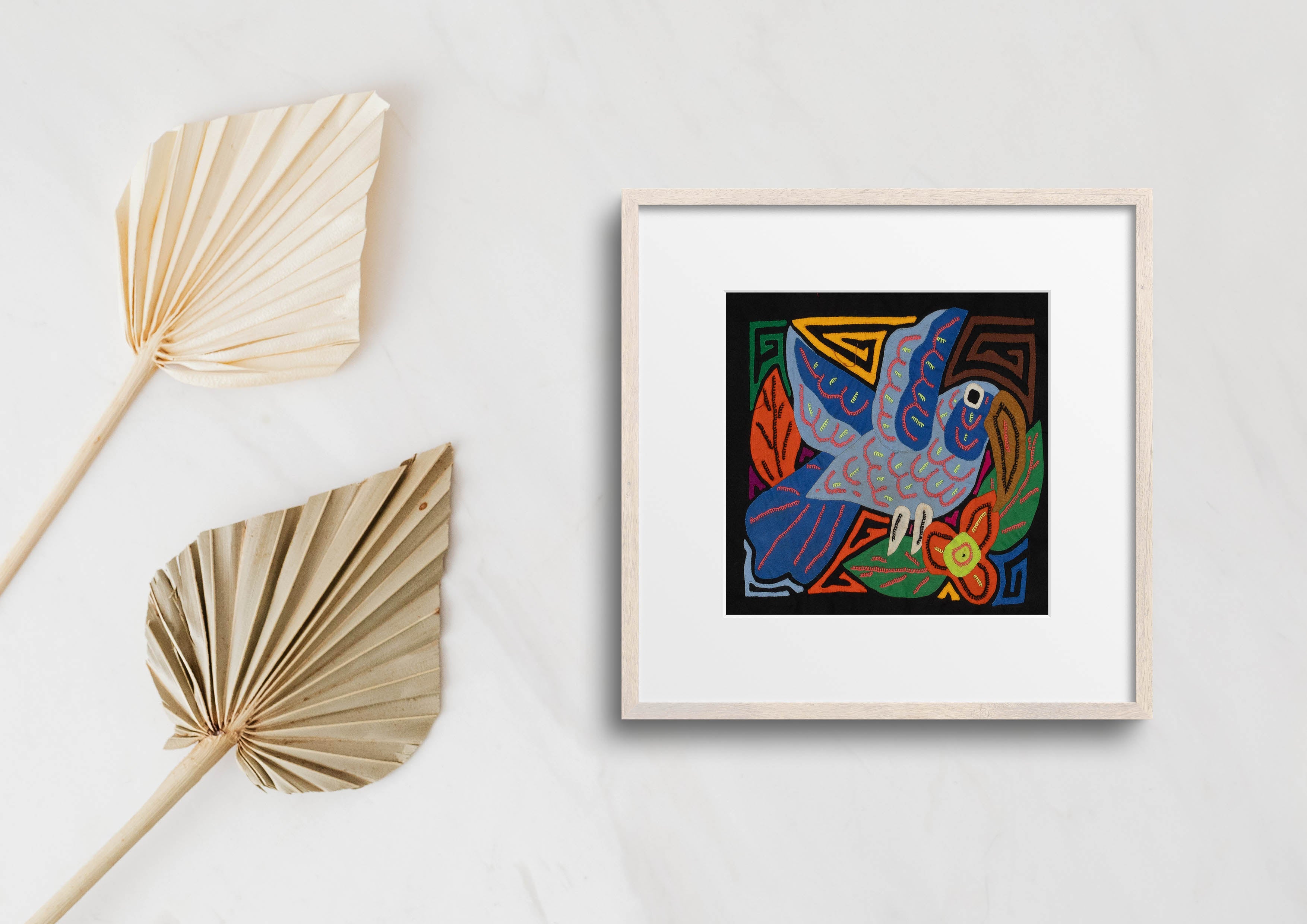 Multi-Color Hummingbird Blue And Orange Molita