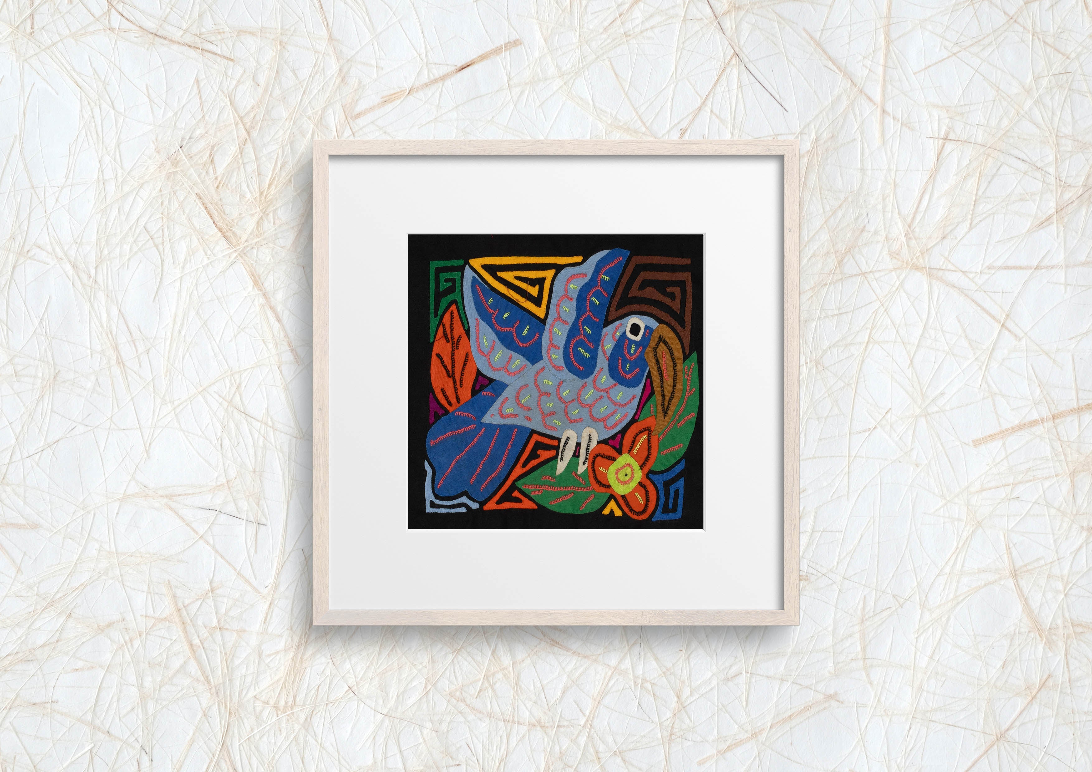 Multi-Color Hummingbird Blue And Orange Molita