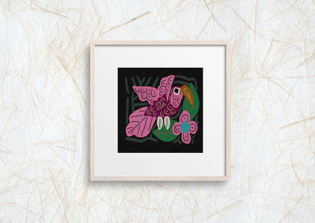 Multi-Color Hummingbird Pink And Maroon Molita