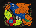 Multi-Color Parrot Bird Orange And Blue Molita