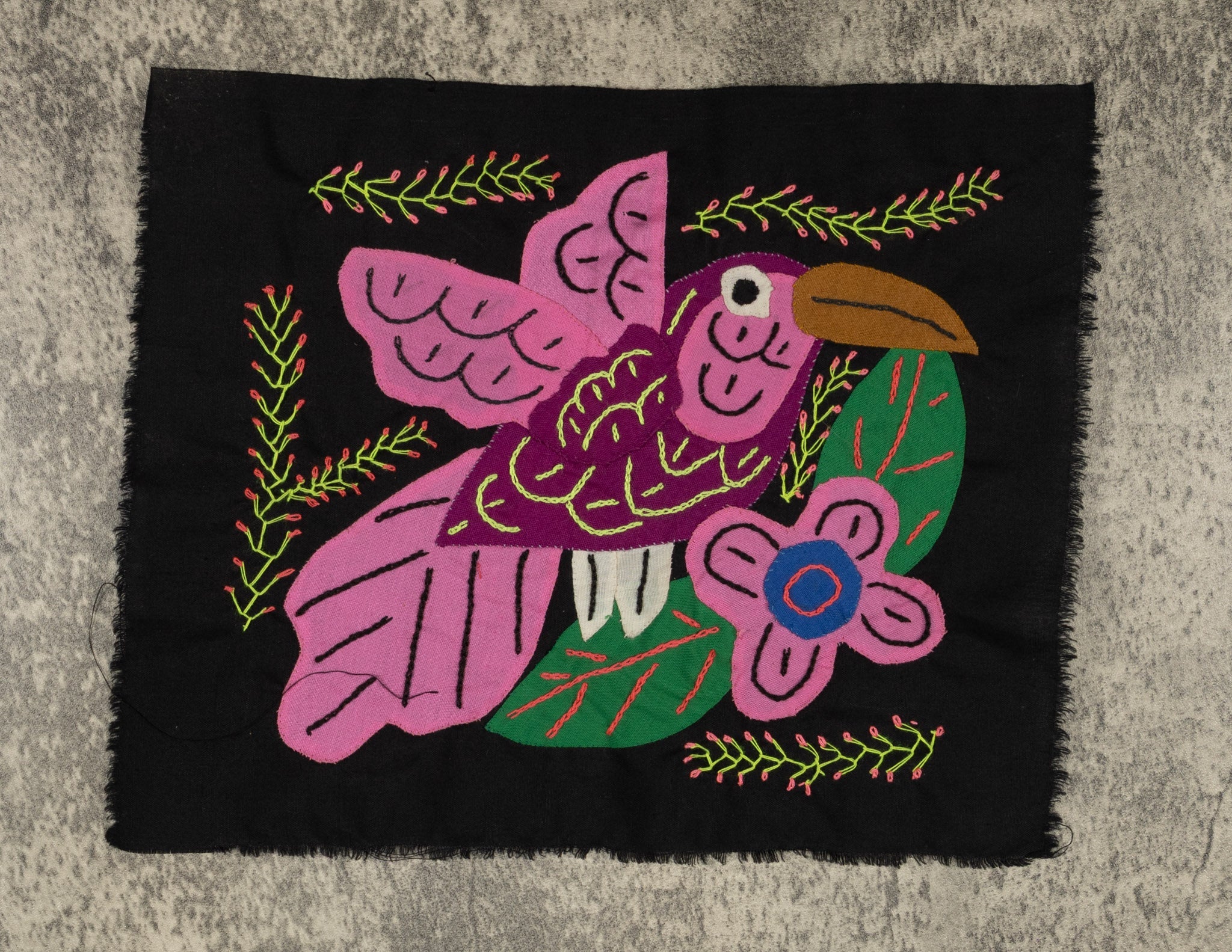 Multi-Color Hummingbird Pink And Maroon Molita