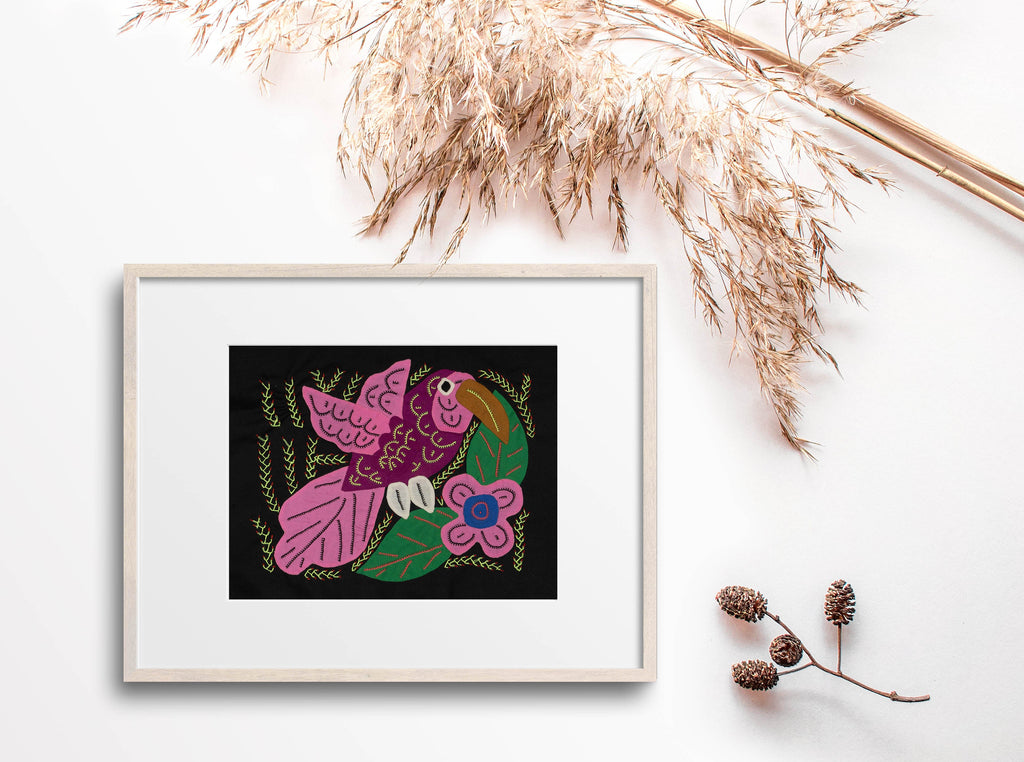 Multi-Color Hummingbird Pink And Maroon Molita