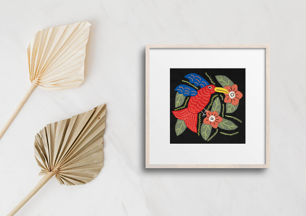 Red And Blue Hummingbird Molita