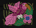 Multi-Color Hummingbird Pink And Maroon Molita