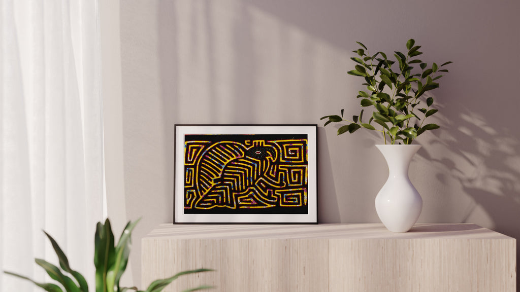 Vintage King Of The Rainforest Mola