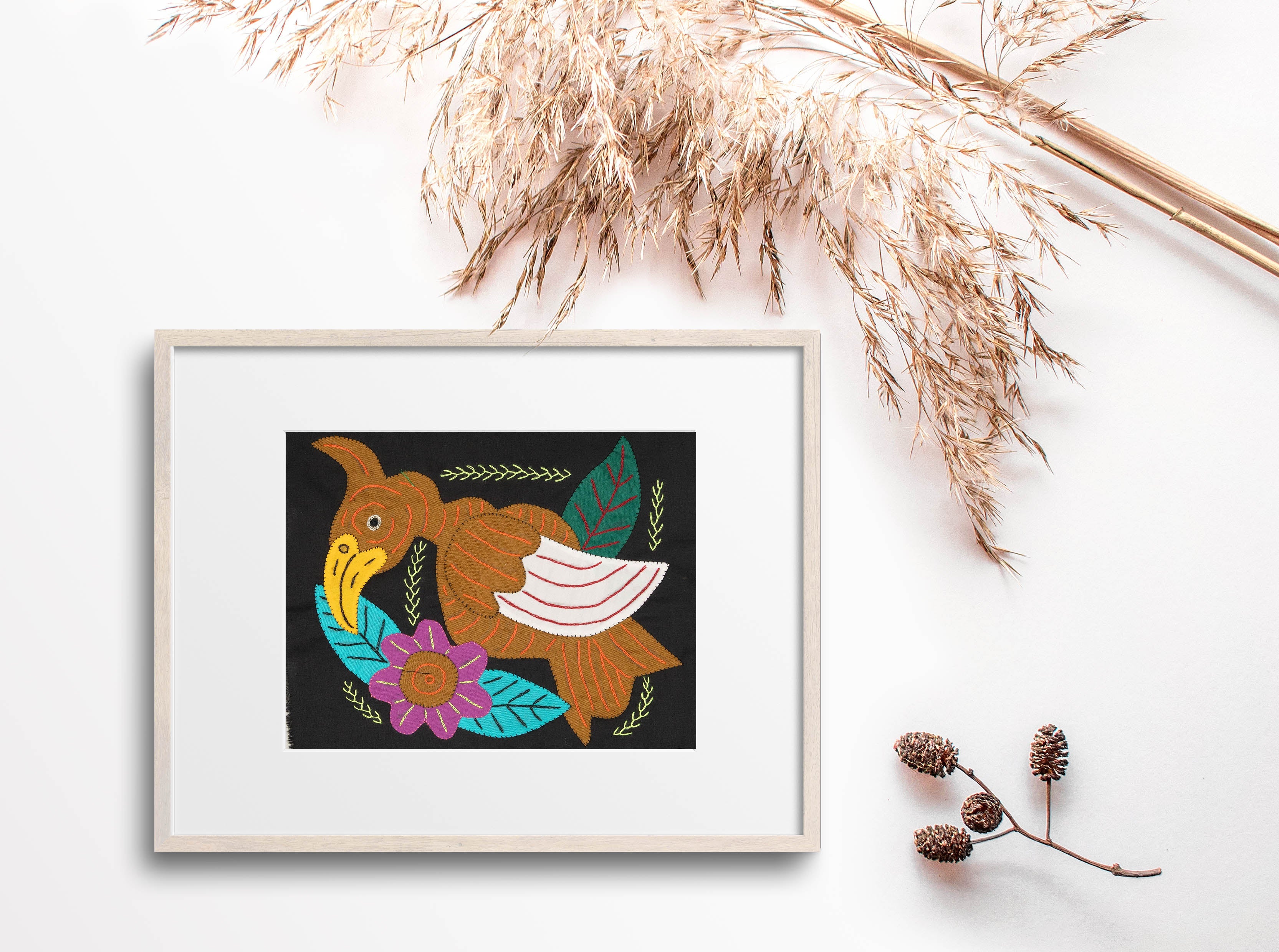 Multicolor Bird Brown And White Molita