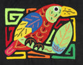 Multicolor Red And Blue Bird Molita