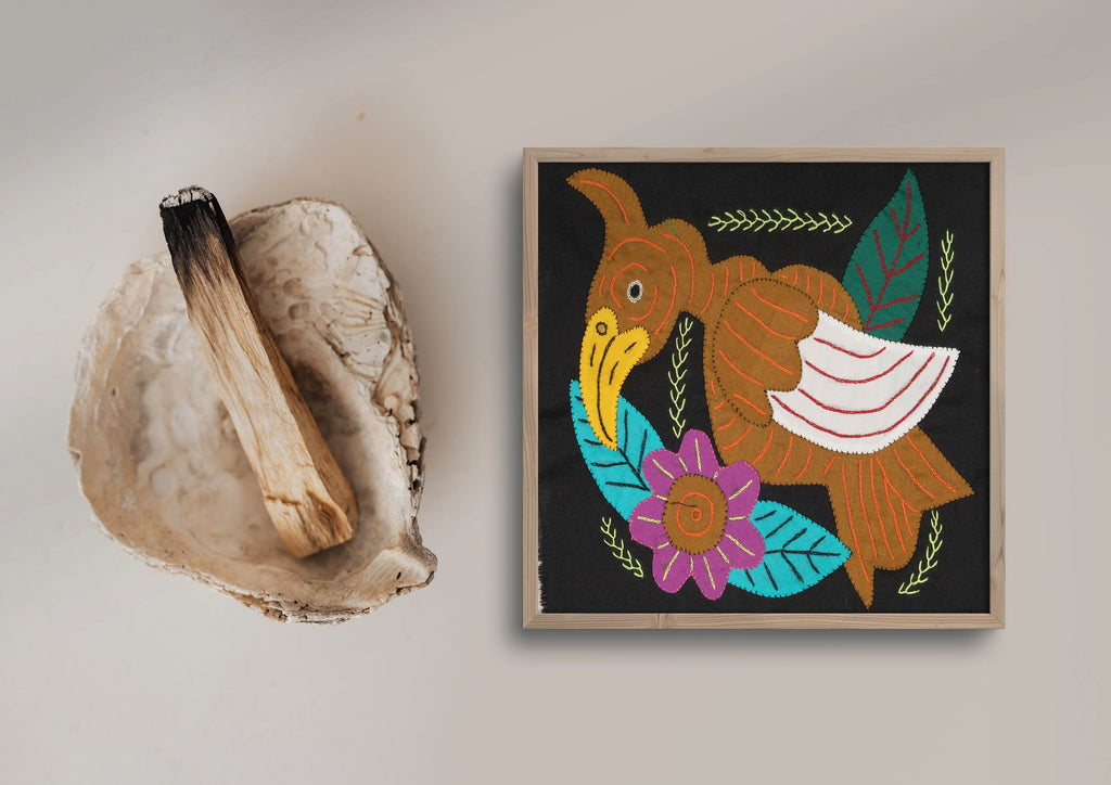 Multicolor Bird Brown And White Molita