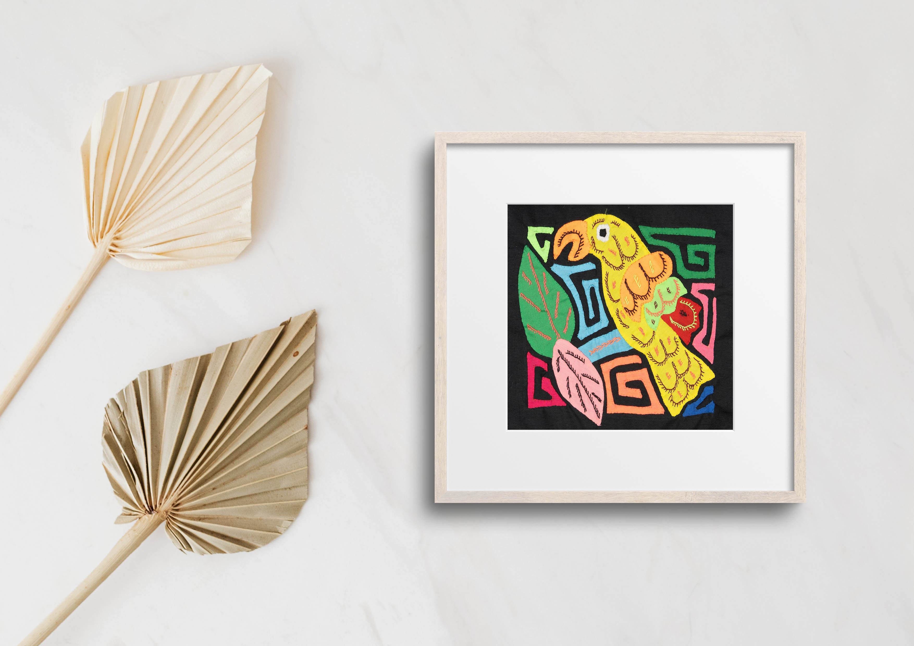 Multicolor Yellow And Orange Bird Molita