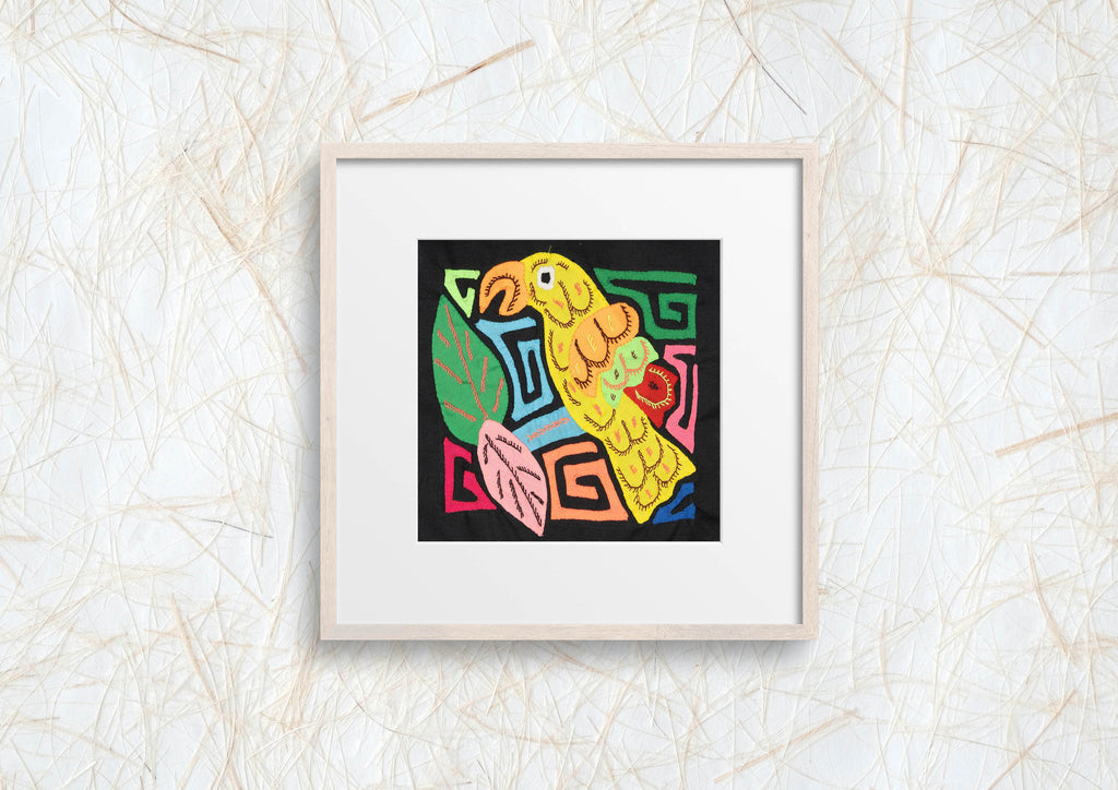 Multicolor Yellow And Orange Bird Molita